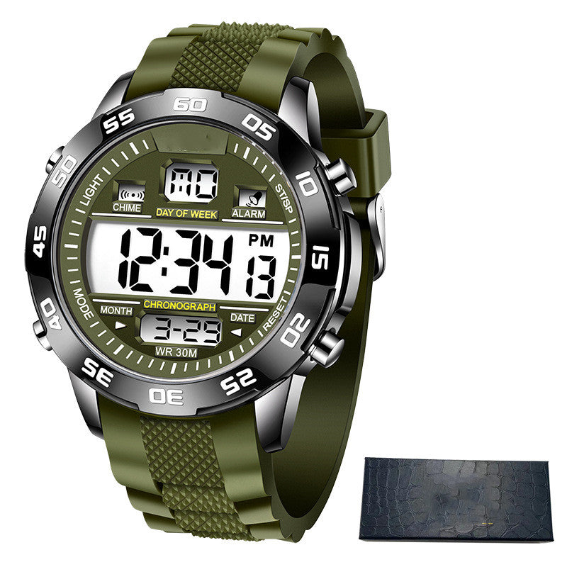 Business Men's Multifunctional Alloy Electronic Watch