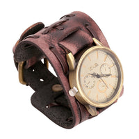 Accessories Foreign Trade Watches Retro Cowhide Watches Punk Watches Men'S Wrist Watches