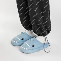 Cartoon Shark Shoes Home Slippers EVA Lovers Slippers Winter Soft Bottom Waterproof Shoes - Big ben-Boutique