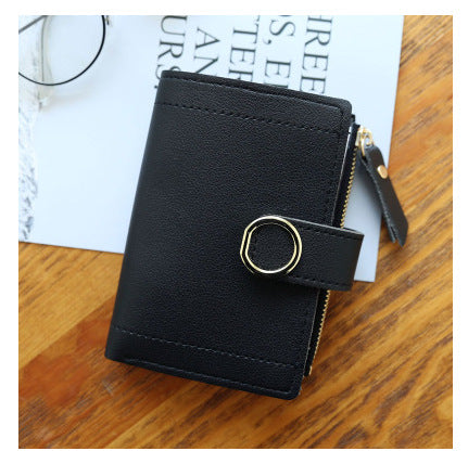 Buckle ring women wallet