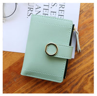 Buckle ring women wallet