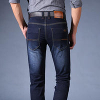 Mid-rise stretch men's jeans