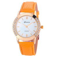 Bilateral Diamond Ladies Belt Casual Watch Geneva Women's Watch With Diamond British Watch