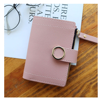 Buckle ring women wallet