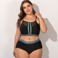 Plus fat plus size female swimsuit