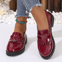 Men's Fashion Vintage Patent Leather Shiny Shoes