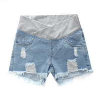 2020 Pregnant Women's Shorts Summer Wear Low-waisted Denim Shorts Summer Wear New Spring Loose Pants for Pregnant Women Clothes