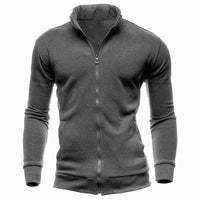 MRMT 2024 Brand New Men's No Hoodies Sweatshirts Zipper Stand Collar Men Sweatshirts For Male No Hooded Sweatshirt Man Pullover