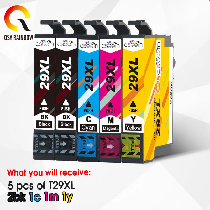 Replacement 1-10 PCS T2991XL T2991 For Epson ink Cartridges 29XL XP235 XP247 XP245 XP332 XP335 XP342 XP345 XP435 XP432 XP442 - Big ben-Boutique