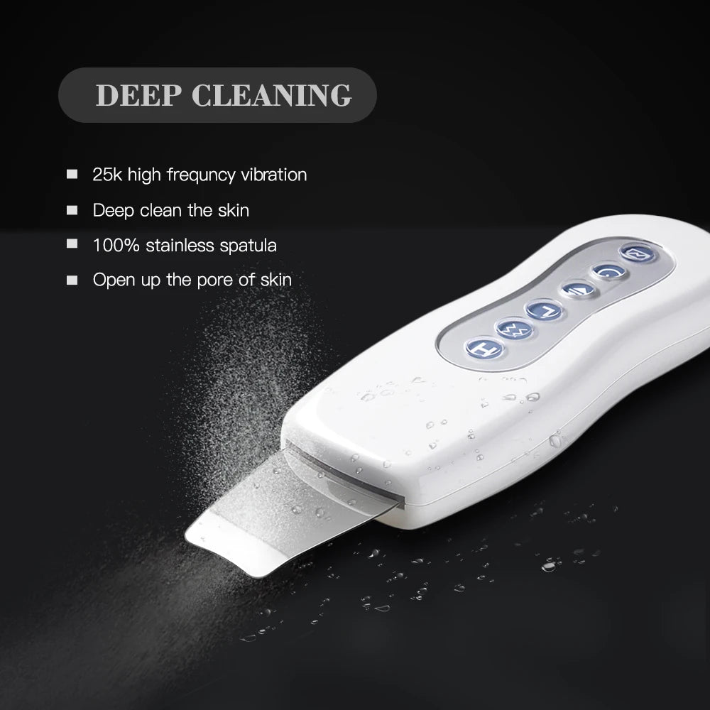 Beauty Star Ultrasonic Face Cleaner Skin Scrubber Ultrasound Vibration Massager Ultrasound Peeling Clean Tone Lift Scrubber