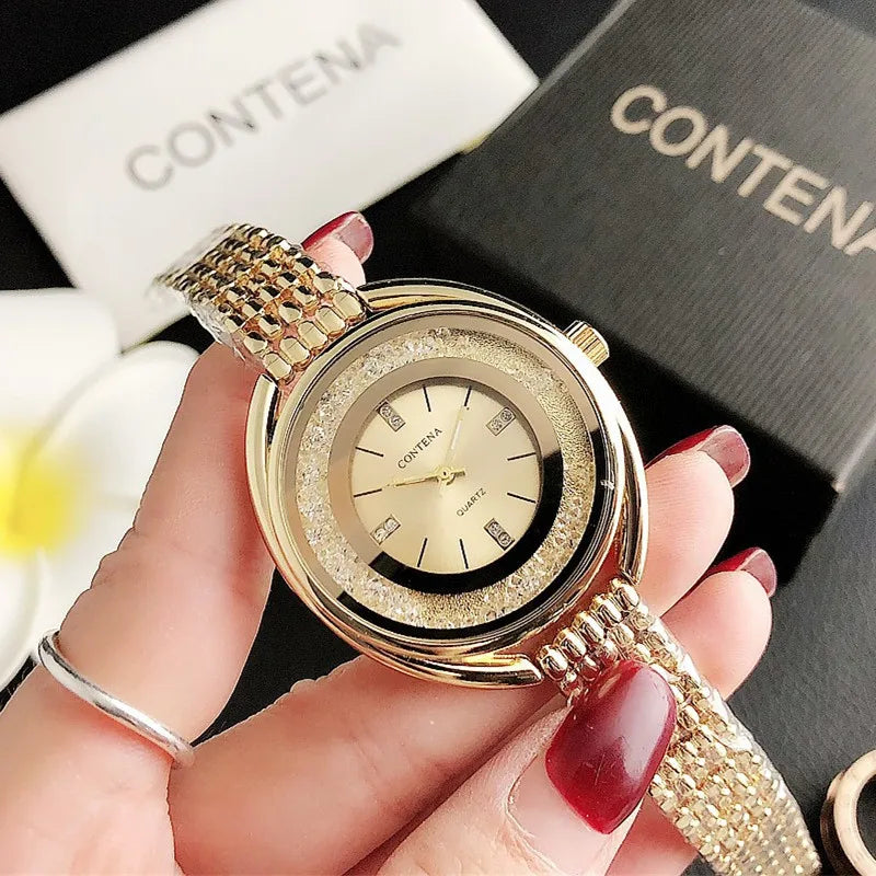 Women's Quartz Watches 2023 Ladies Watch Fashion Watch Bracelet Femme Luxury Wrist Watches for Women Montre Femme Zegarek