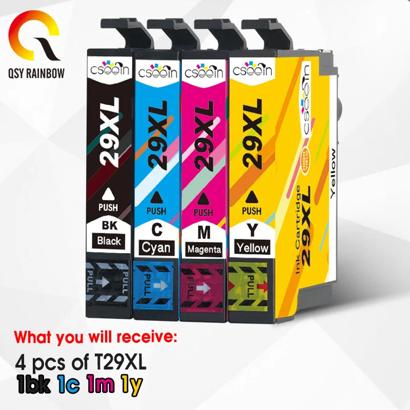 Replacement 1-10 PCS T2991XL T2991 For Epson ink Cartridges 29XL XP235 XP247 XP245 XP332 XP335 XP342 XP345 XP435 XP432 XP442 - Big ben-Boutique