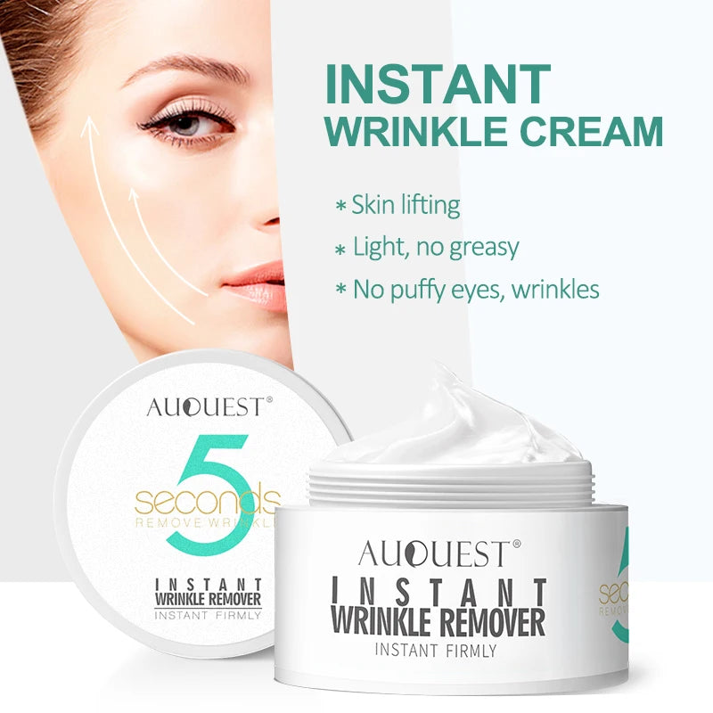 AUQUEST Instant Wrinkle Cream 5 Seconds Remove Puffy Eyes Anti Aging Firm Lifting Korean Skin Care Products Beauty Health