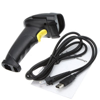 New USB Or RS232 Cable Laser Barcode Scanner Handheld Wired 1D Barcode Scanning Gun for Supermarket