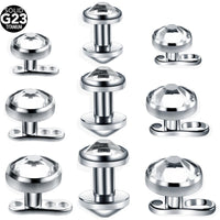 1PC G23 Titanium Dermal Piercings Hide it in Skin Diver Piercings Micro Dermal Piercings Dermal Anchors Piercings Body Jewelry