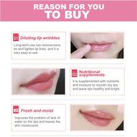 10Pcs Beauty Super Lip Plumper Pink Crystal Collagen Lip Mask Patches Moisture Essence Wrinkle Ance korean Cosmetics Skin Care