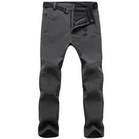 Stretch Waterproof Pants Men Casual Winter Thick Warm Fleece Shark Skin Trousers Male Windbreaker Sweatpants Mens Tactical Pants