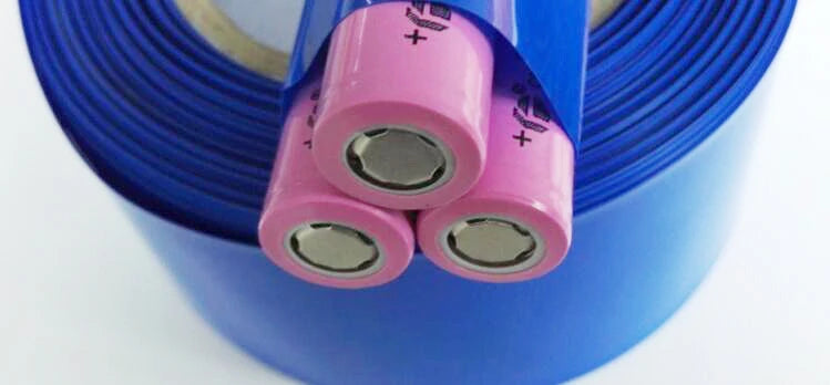 1M 18650 lithium battery heat shrinkable sleeve battery cover skin PVC heat shrinkable film shrink skin various specifications