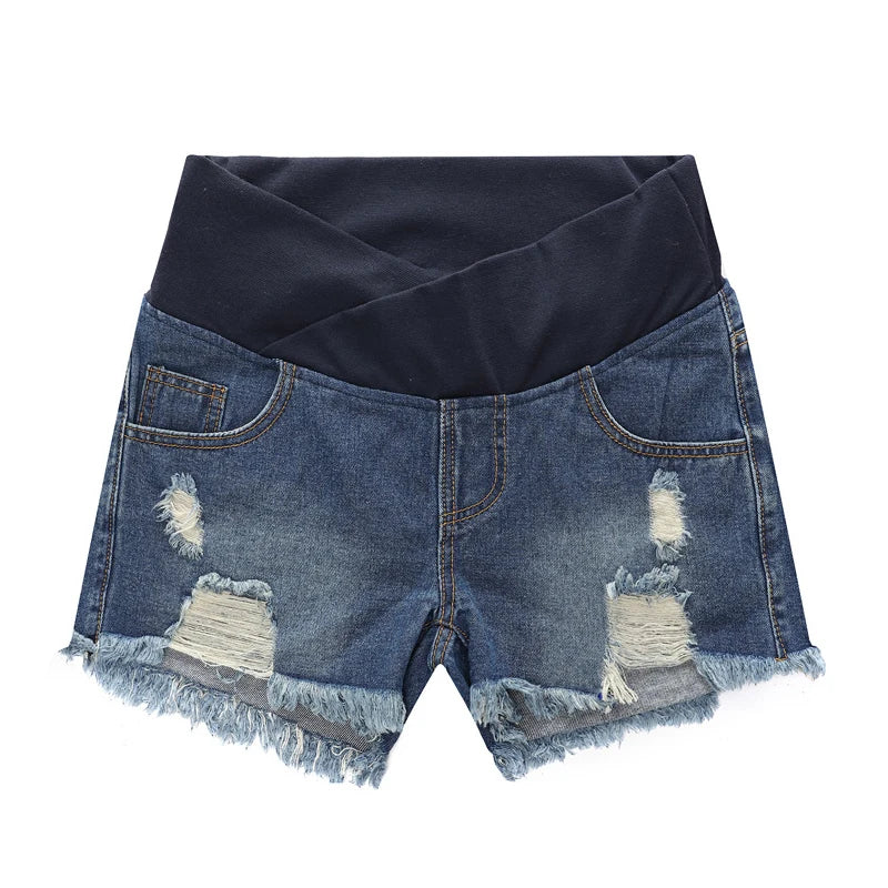 2020 Pregnant Women's Shorts Summer Wear Low-waisted Denim Shorts Summer Wear New Spring Loose Pants for Pregnant Women Clothes