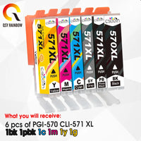 Compitalbe for Canon PGI 570 CLI 571 XL Ink Cartridge For canon Pixma MG5750 MG5751 MG5752 MG5753 MG6850 MG7750 MG6853 MG7753