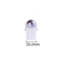 10/100pcs Steel Roller&Lids for 18mm/410 Neck Size Doterra Glass Essential Oil Bottles Aromatherapy Perfume Roll On Bottle DIN18