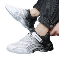 Men's Breathable Mesh Shoes Trendy All-Match Platform