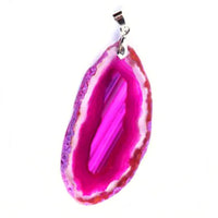 KFT Natural Colorful Agates Onyx Crystal Slice Geode Irregular Shape Agates Quartz Stone Pendant Fashion Jewelry