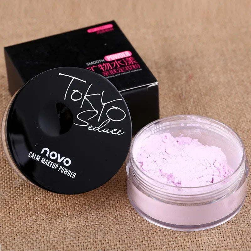 4 Colors Loose Powder Face Whitening Skin Finish Transparent Mineral Makeup Cosmetic Foundation Setting Powder