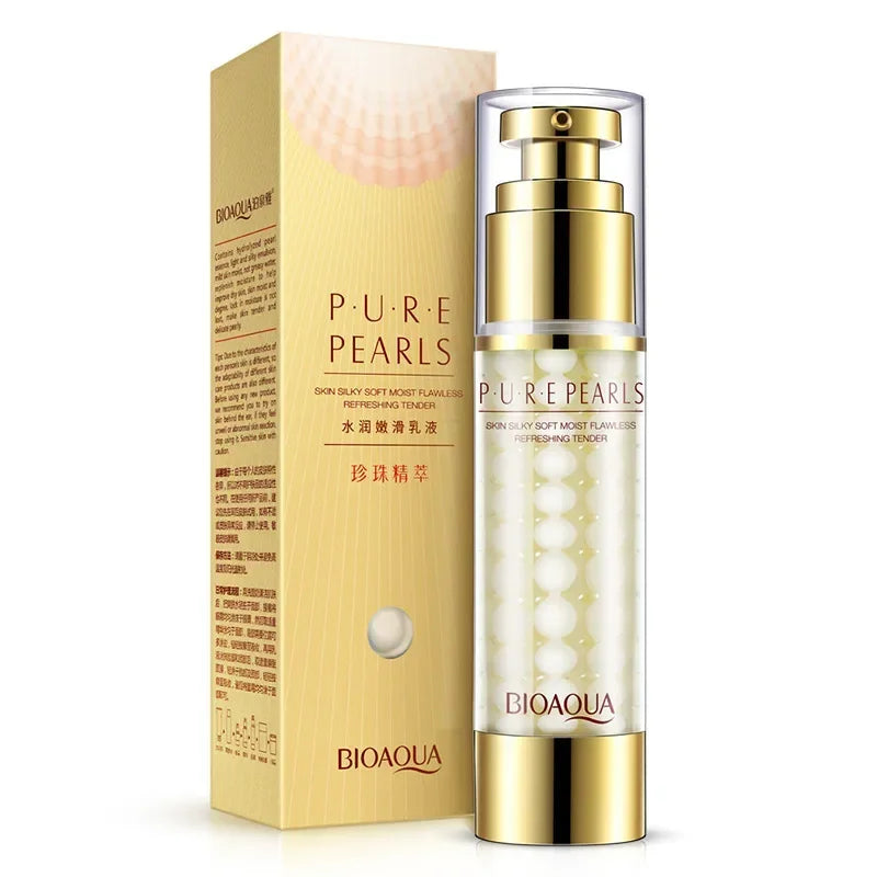 BIOAQUA Hydrolyzed Pearl Essence Emulsion Face Serum Skin Care Freshing Moisturizing Hydrating Face Care Serum