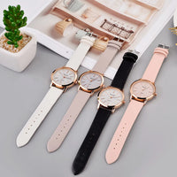 Women's Watches Brand Luxury Fashion Ladies Watch Leather Watch Women Female Quartz Wristwatches Montre Femme