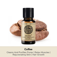 AKARZ Natural Coffee Essential Oil Cells Refresh, Relax, Moisture Nutrition of Skin Cells Skin Coffee Oil