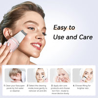 ANLAN Ultrasonic Skin Scrubber Deep Face Cleaning Machine Peeling Shovel Facial Pore Cleaner Face Skin Scrubber Lift Machine