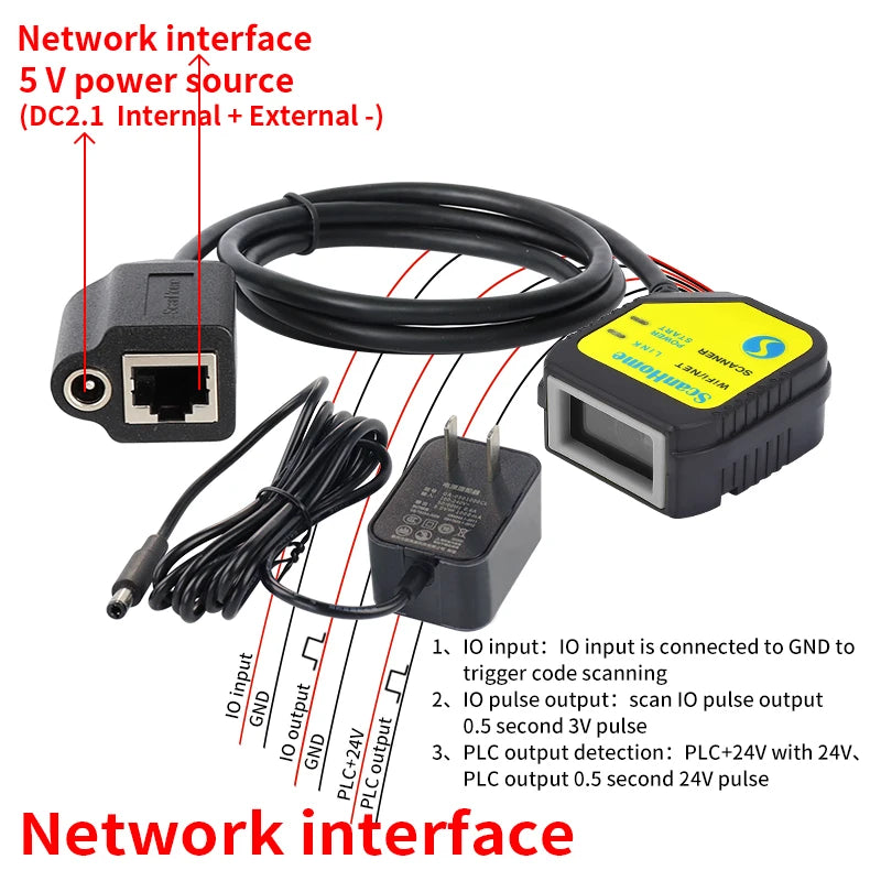 Embedded Barcode Scanner BarCode Reader code reader fixed Mounted code Engine Module USB 1D/2D QR PDF417Code ScanSH-400 - Big ben-Boutique