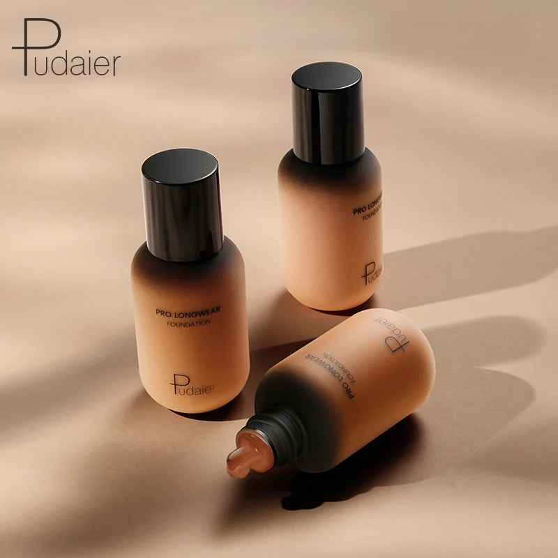 Pudaier Face Skin Evolution Liquid Foundation Oil-control Make Up Concealer Brighten Makeup Highlighter Bronzer Corrector Cream