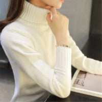 2023 Autumn Winter Women Clothes Teen Girls Sweaters Pull Femme Ladies Long Sleeve Tops Sweater Women Turtleneck Pullover Coat