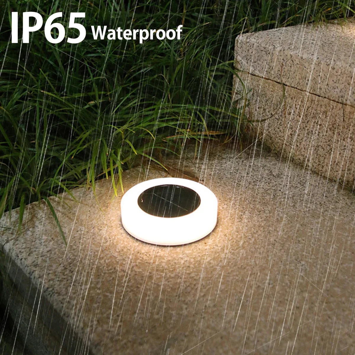 Waterproof LED Solar Ground Lights - Outdoor Pathway and Landscape Decor