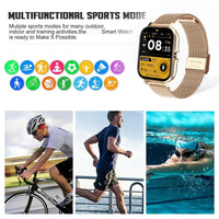 Y13 Full Touch Sports Smart Watches Men's and Women's Heart Rate Monitoring Fitness Tracker Bluetooth Call Smartwatch Bracelet