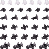 100pcs Mixed Auto Fastener Clip Car Body Push Retainer Pin Rivet Bumper Door Trim Panel Retainer Fastener Kit Car Accessories