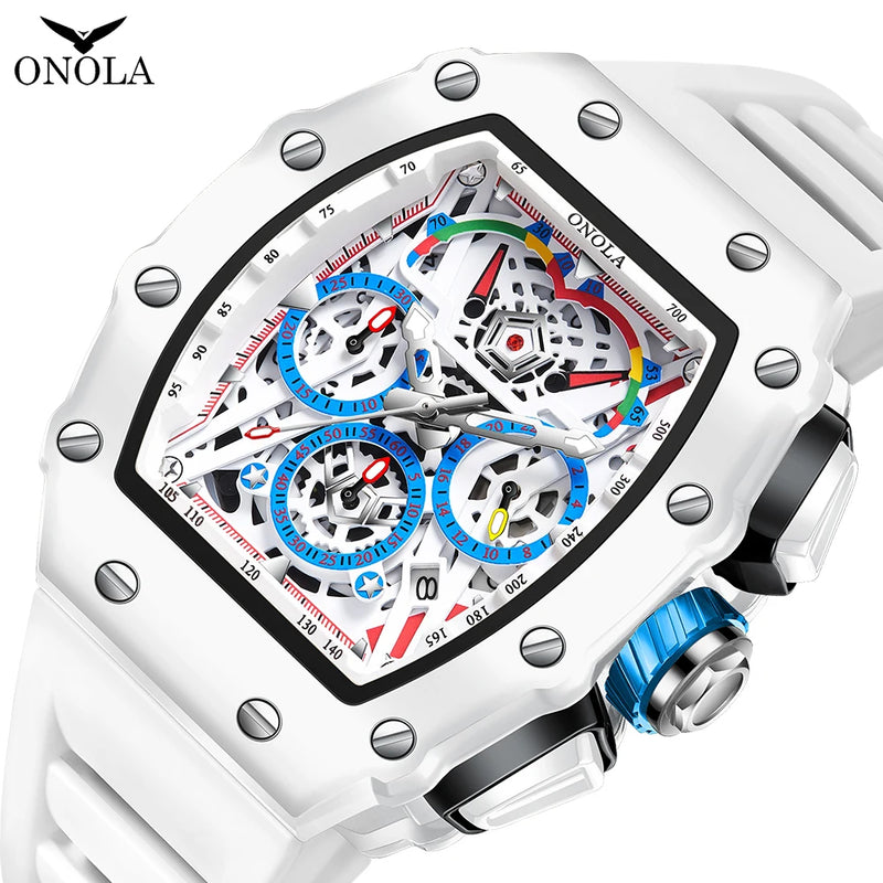 ONOLA Men’s Waterproof Fashion Watch - Stylish and Durable Timepiece for Active Lifestyles