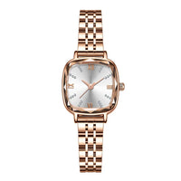 UTHAI V1 Women's Fashion Square Quartz Watch Water Diamond Multi faceted Mirror Face Female's Simple Trendy Versatile Wristwatch