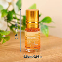 New 3ML Muslim Roll On Essential Oil Perfume Floral Notes Lasting Fragrance Women Men Alcohol Free Perfumes Body Deodorization