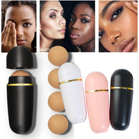 Face Oil Absorbing Roller Natural Volcanic Rolling Stick Ball Facial Massage Body Stick Pores Cleaning Roller Face Skin CareTool