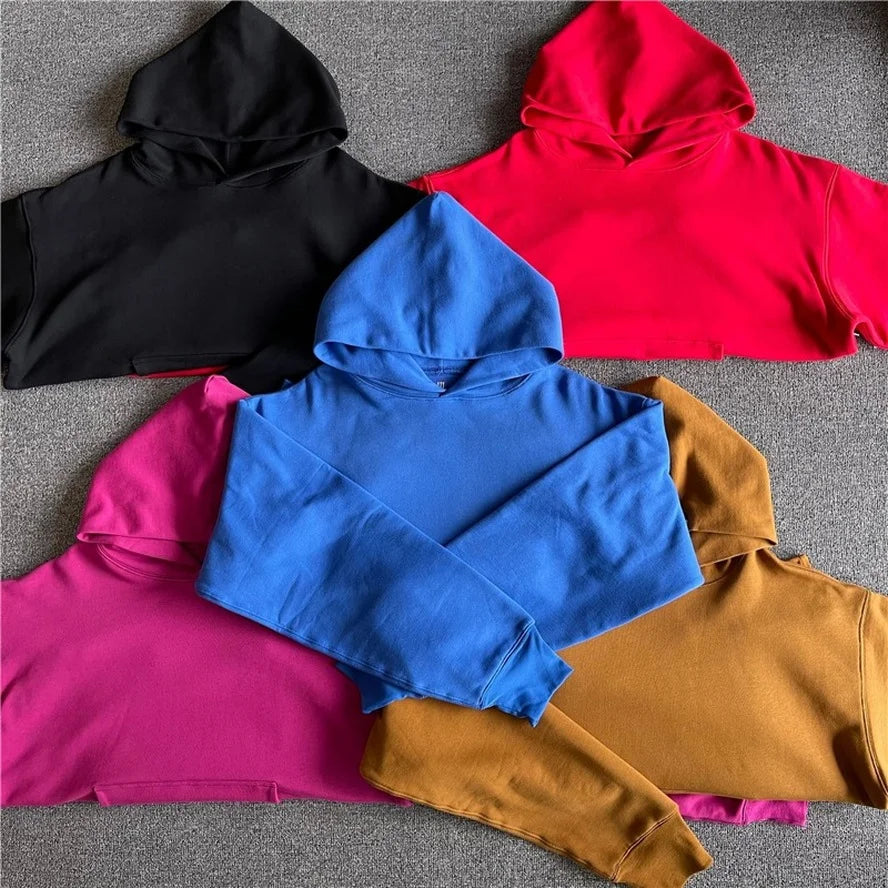 Kanye West Tour Hoodie Men Women Fleece Season 6 Hoodie Thick Fabric Hooded Ye Sweatshirts Collar Tag Pocket Pullovers