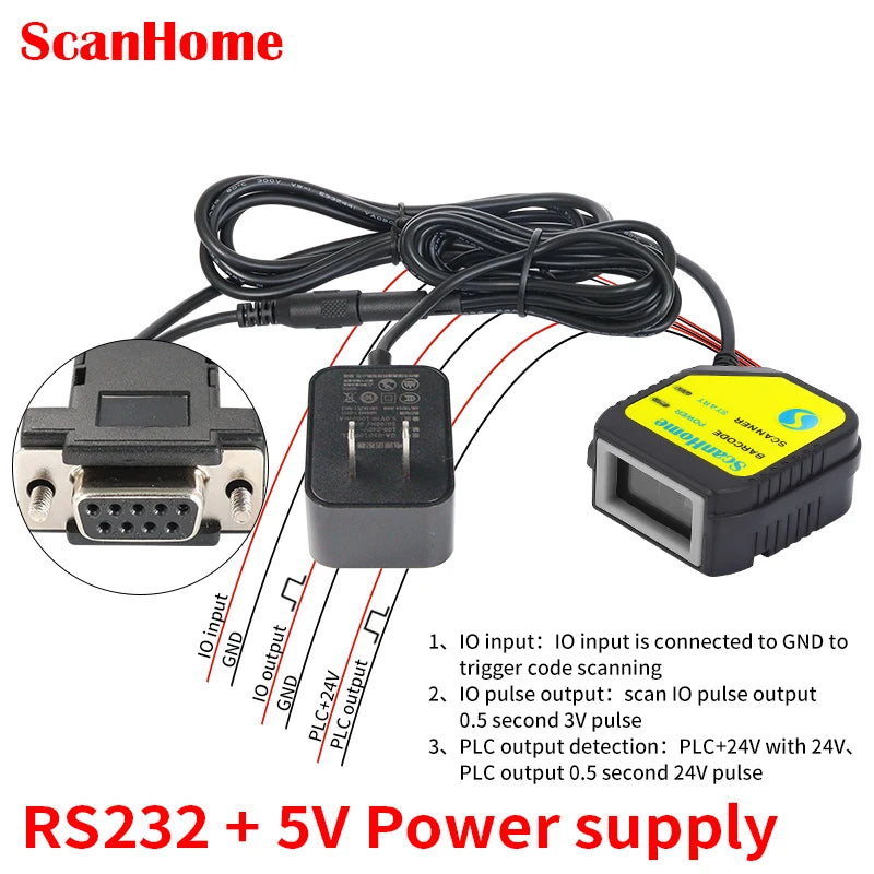 Embedded Barcode Scanner BarCode Reader code reader fixed Mounted code Engine Module USB 1D/2D QR PDF417Code ScanSH-400 - Big ben-Boutique