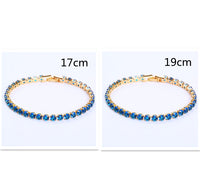 Cubic Zirconia Tennis Bracelets Iced Out Chain Crystal Bracelet Women Men Gold Bracelet Jewelry