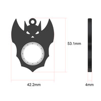 Halloween Creative Fidget Spinner Toy Bat Demon Ghost Keychain Hand Spinner Anti-Anxiety Toy Relieves Stress Bottle Opener Kids Toy