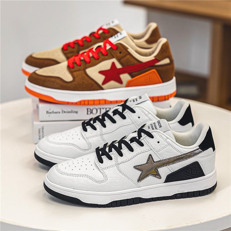 Retro Flat Contrast Color XINGX Sneaker Women's All-match