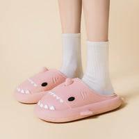 Cartoon Shark Shoes Home Slippers EVA Lovers Slippers Winter Soft Bottom Waterproof Shoes - Big ben-Boutique