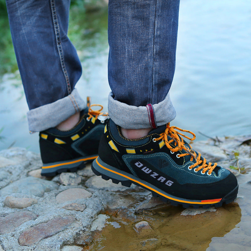 Lace Up Breathable Hiking Shoes For Men