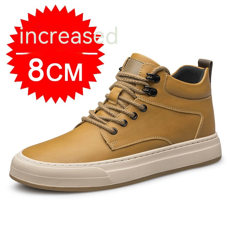 Men's Shoes British Fashion Casual Invisible Height-increasing Shoes